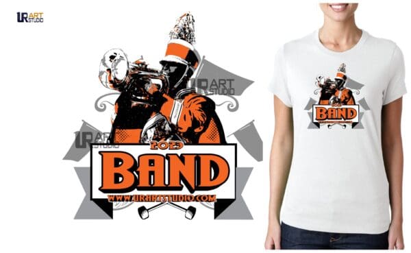 2023 BAND VECTOR LOGO DESIGN FOR PRINT