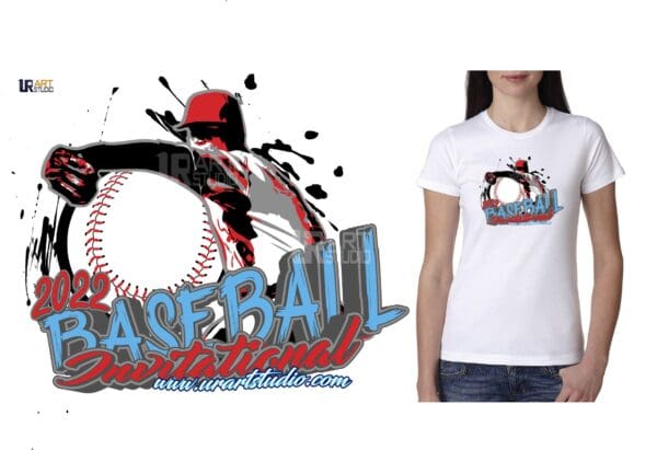 BASEBALL INVITATIONAL 2022 LOGO DESIGN FOR PRINT