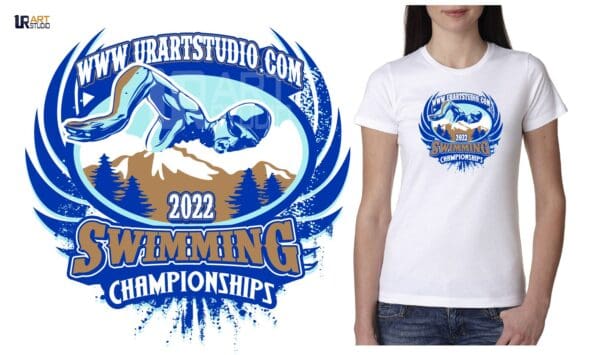 SWIMMING 2022 CHAMPIONSHIP PRINTABLE LOGO DESIGN.ai