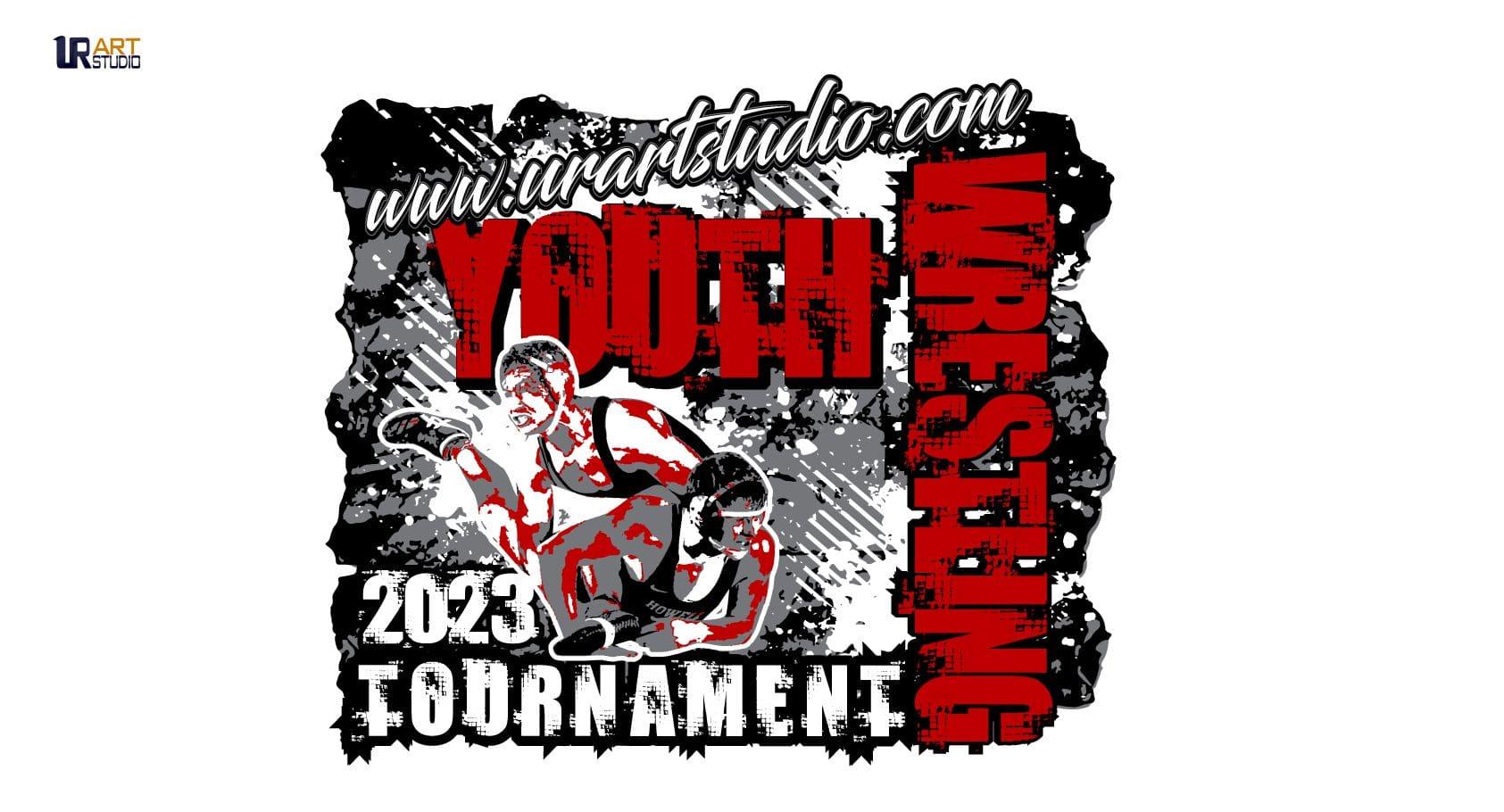 YOUTH WRESTLING TOURNAMENT VECTOR DESIGN FOR PRINT 2023