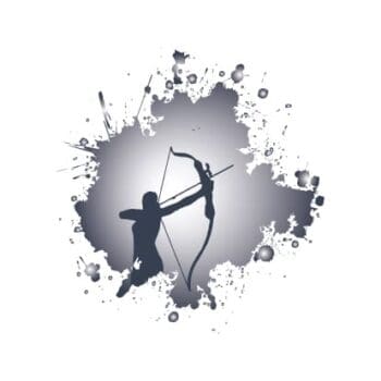 "Experience Archery's Essence through Iconic Representations"