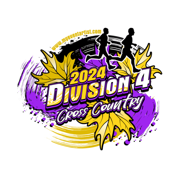 CROSS COUNTRY EVENT DIVISION 4 CROSS COUNTRY LOGO DESIGN FOR PRINT-01