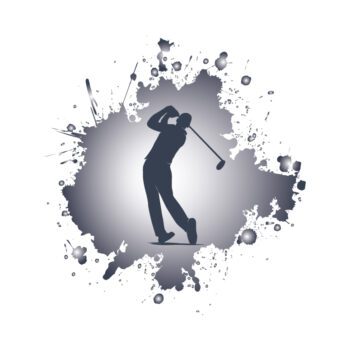 GOLF event ready to print vector logo designs by myeventaritst.com