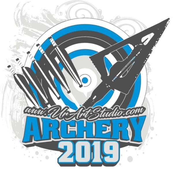 ARCHERY VECTOR LOGO DESIGN FOR PRINT