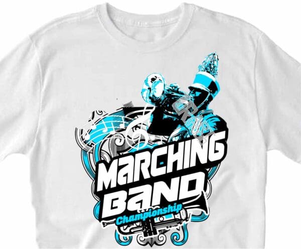 MARCHING BAND VECTOR LOGO DESIGN FOR PRINT
