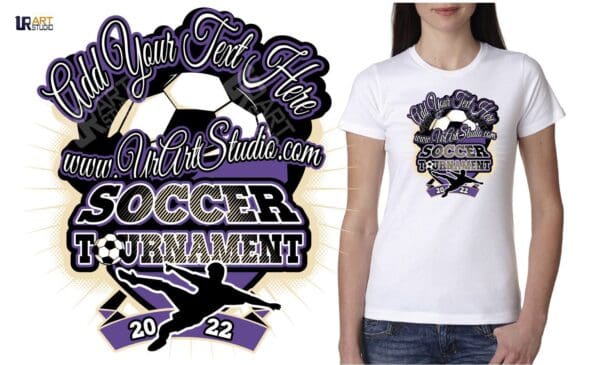 SOCCER TOURNAMENT LOGO DESIGN FOR PRINT