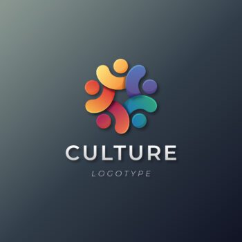 ABSTRACT PEOPLE LOGO DESIGN CONCEPT BY MYEVENTARTIST.COM