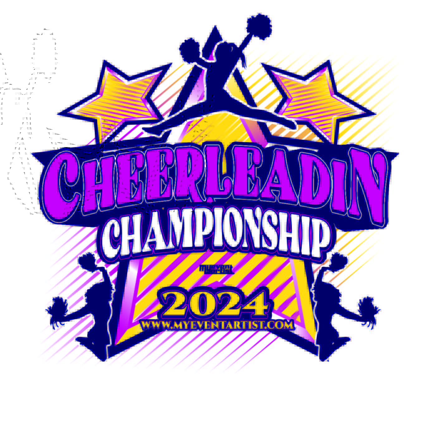 CHEER EVENT CHAMPIONSHIP VECTOR LOGO DESIGN READY FOR PRINT | My Event ...