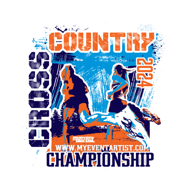 cross country event logo design for print-01