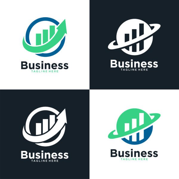 business, investment and accounting logo design