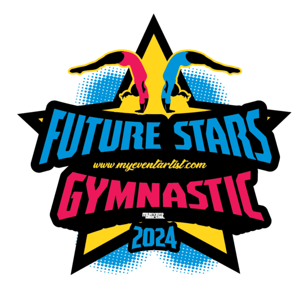 gymnastic future stars event logo design for print-01