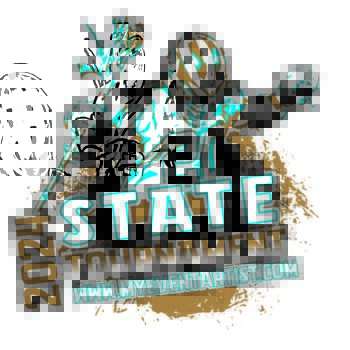 lacrosse state tournament event logo design for print-01