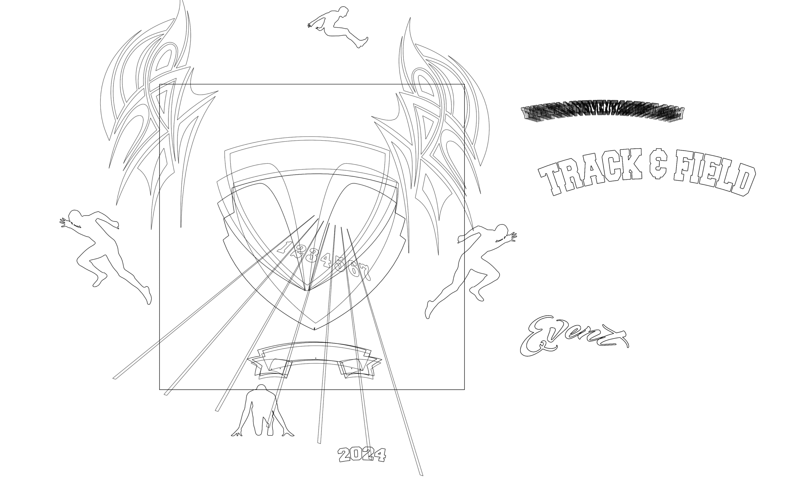 logo for track and field event 1