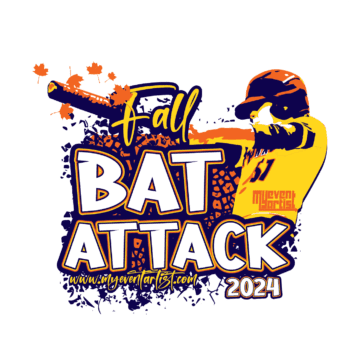 softball event bat attack logo design for print-01