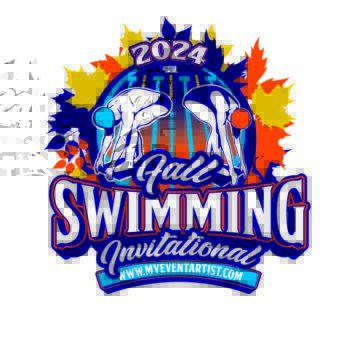 swimming event fall invitational logo design for print-01
