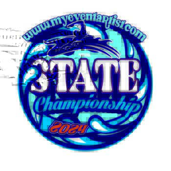 swimming state championship event logo design for print-01