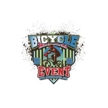 BICYCLE MOTOCROSS EVENT PRINT READY VECTOR LOGO DESIGN FOR PRINT 3
