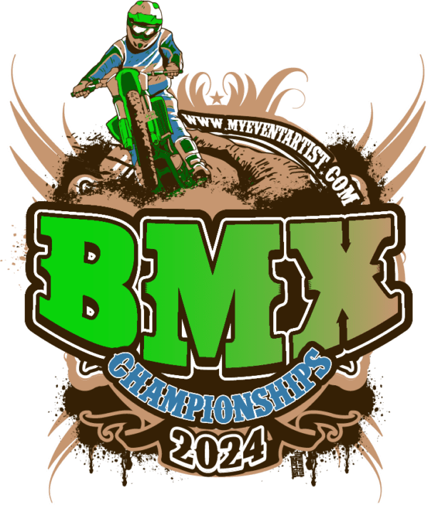 BMX CHAMPIONSHIPS PRINT READY VECTOR LOGO DESIGN 3