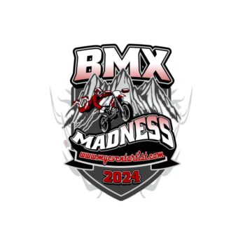 BMX MADNESS EVENT PRINT READY VECTOR LOGO DESIGN 3