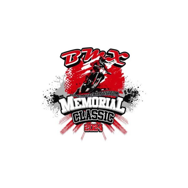 BMX MEMORIAL CLASSIC EVENT PRINT READY VECTOR LOGO DESIGN 3