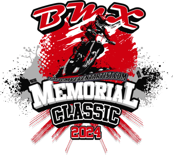 BMX MEMORIAL CLASSIC EVENT PRINT READY VECTOR LOGO DESIGN 3