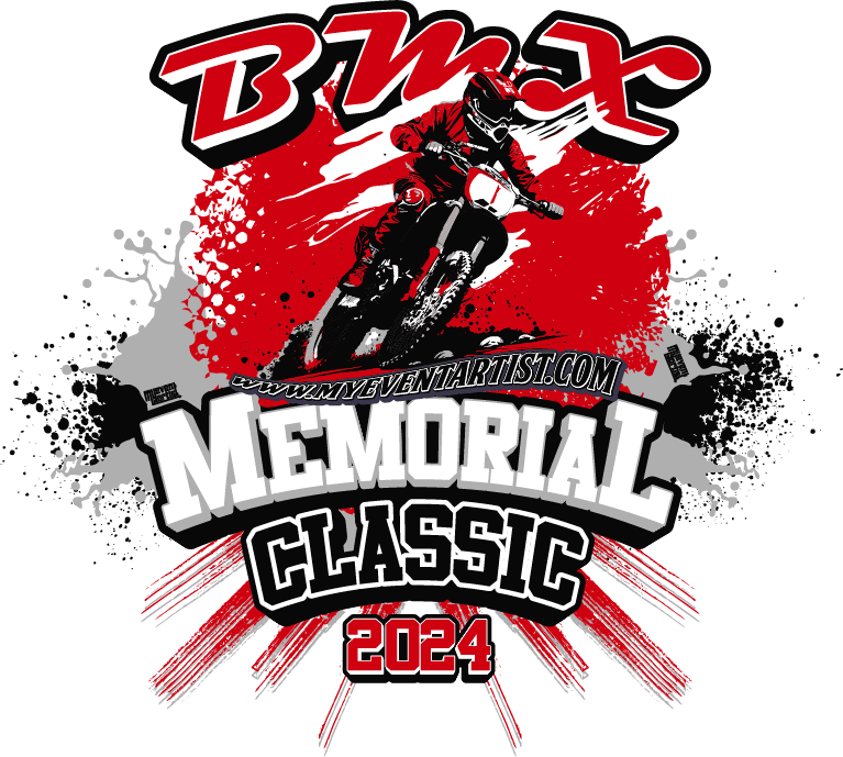 BMX MEMORIAL CLASSIC EVENT PRINT READY VECTOR LOGO DESIGN 3