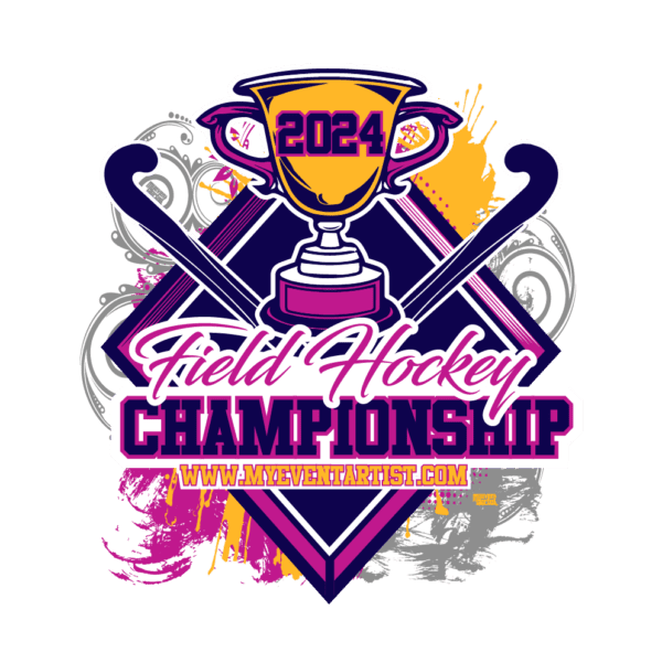 FIELD HOCKEY CHAMPIONSHIP EVENT PRINT READY VECTOR DESIGN