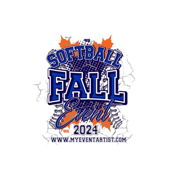 SOFTBALL FALL EVENT PRINT READY VECTOR DESIGN