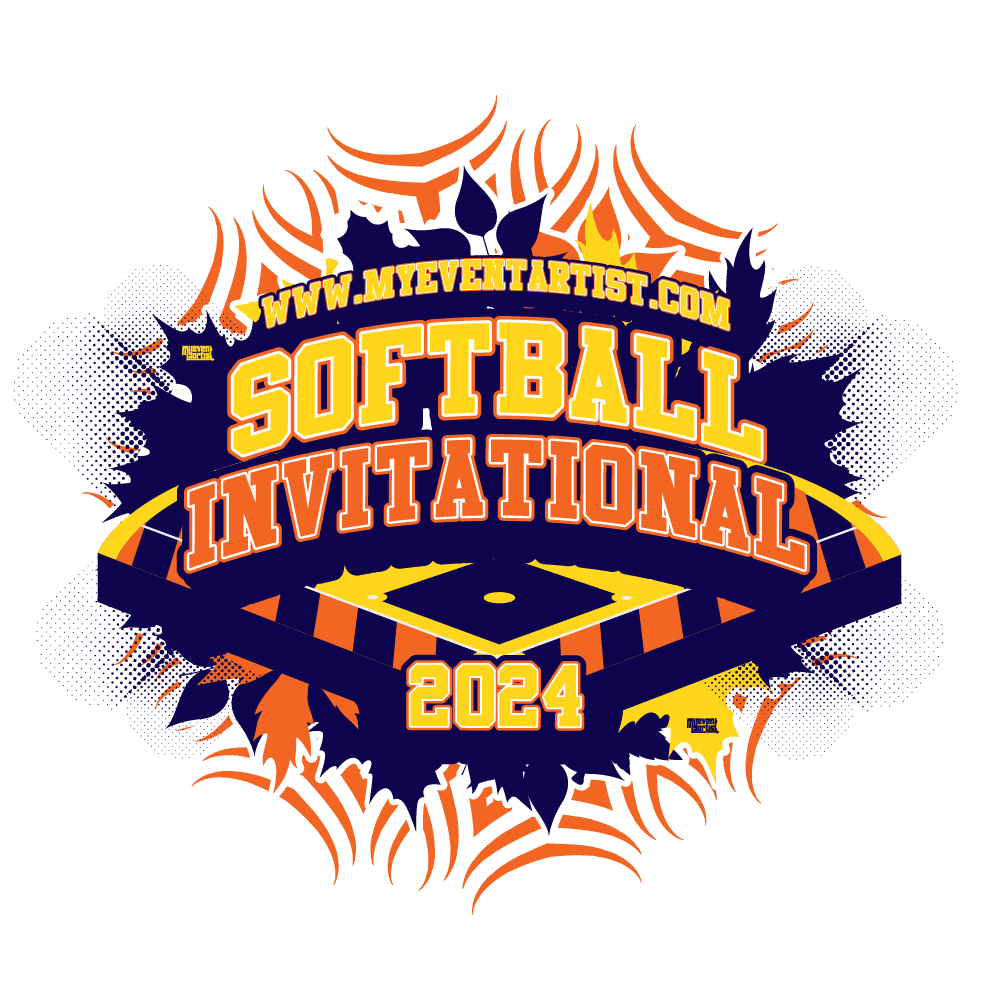 SOFTBALL INVITATIONAL EVENT PRINT READY VECTOR DESIGN