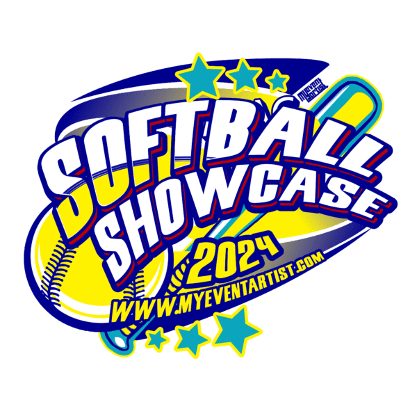 SOFTBALL SHOWCASE EVENT PRINT READY VECTOR DESIGN