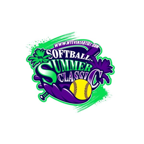 SOFTBALL SUMMER CLASSIC PRINT READY VECTOR DESIGN-01