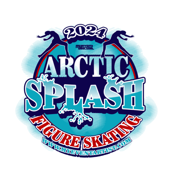 FIGURE SKATING EVENT ARCTIC SPLASH PRINT READY VECTOR DESIGN-01