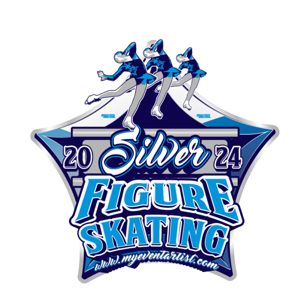 FIGURE SKATING EVENT SILVER FIGURE SKATING PRINT READY VECTOR DESIGN-01