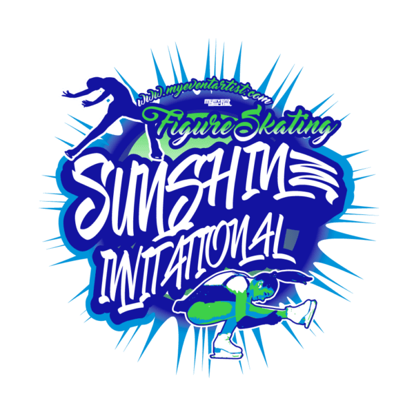 FIGURE SKATING EVENT SUNSHINE INVITATIONAL PRINT READY VECTOR DESIGN-01