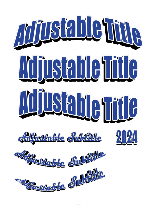 ADJUSTABLE TITLE AND SUBTITLE VECTOR DESIGN FOR PRINT 4