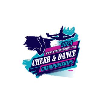 CHEER AND DANCE CHAMPIONSHIPS PRINT READY VECTOR DESIGN