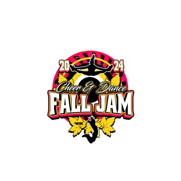 CHEER AND DANCE FALL JAM EVENT PRINT READY VECTOR DESIGN