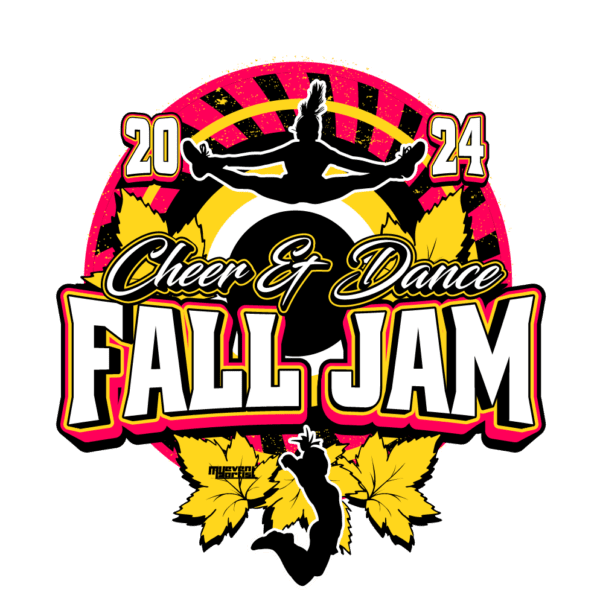 CHEER AND DANCE FALL JAM EVENT PRINT READY VECTOR DESIGN