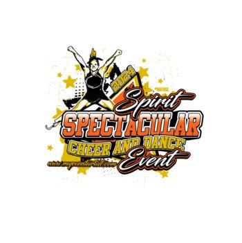 CHEER AND DANCE SPIRIT SPECTACULAR EVENT PRINT READY VECTOR DESIGN