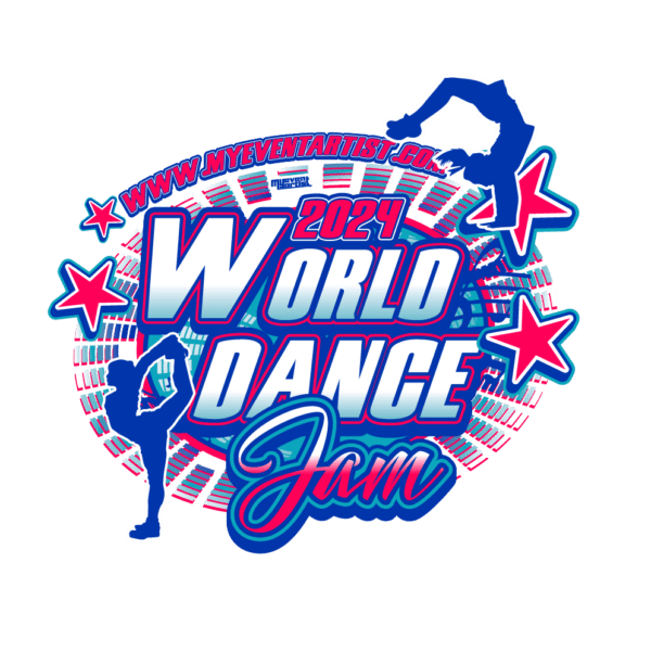 CHEER AND DANCE WORLD DANCE JAM EVENT PRINT READY VECTOR DESIGN