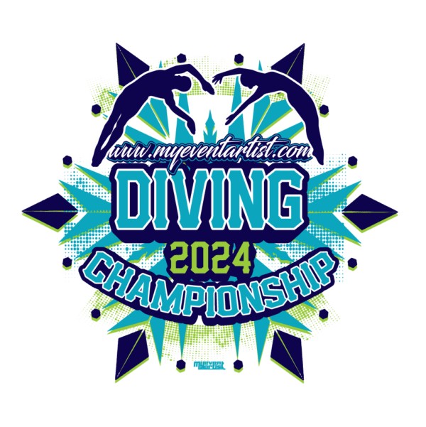 DIVING CHAMPIONSHIP EVENT PRINT READY VECTOR DESIGN-