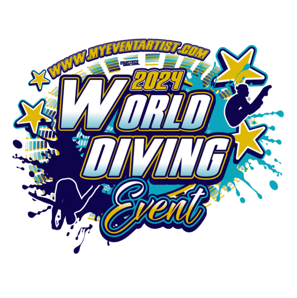 WORLD DIVING EVENT PRINT READY VECTOR DESIGN