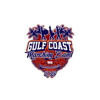 MARCHING BAND GULF COAST EVENT ADJUSTABLE VECTOR DESIGN10-01