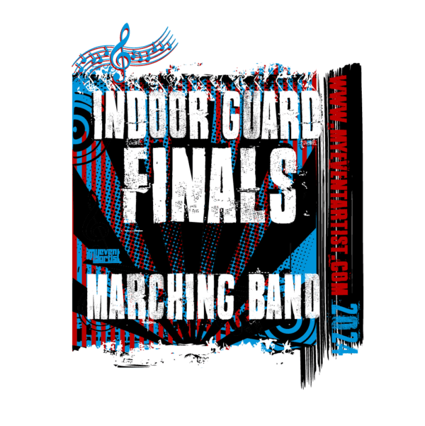 MARCHING BAND INDOOR GUARD FINALS EVENT ADJUSTABLE VECTOR DESIGN1-01