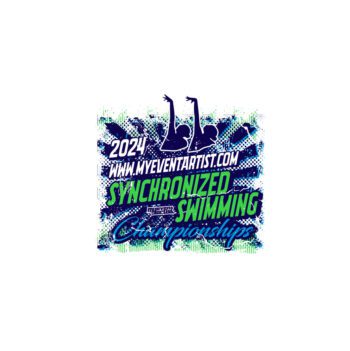 SYNCHRONIZED SWIMMING CHAMPIONSHIPS EVENT PRINT READY VECTOR DESIGN5