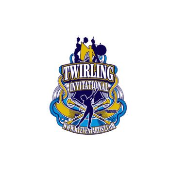 TWIRLING INVITATIONAL EVENT PRINT READY VECTOR DESIGN4