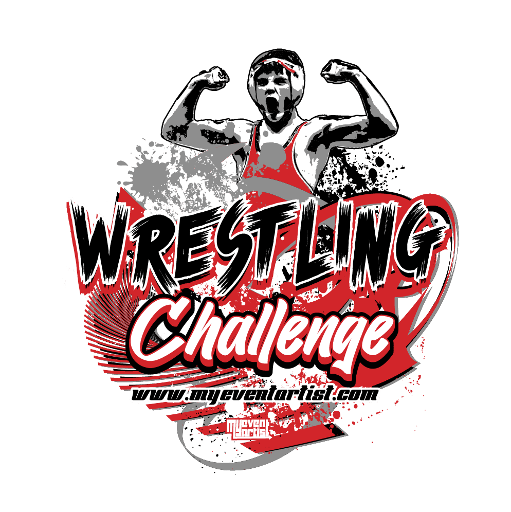 WRESTLING CHALLENGE EVENT ADJUSTABLE VECTOR DESIGN6-01