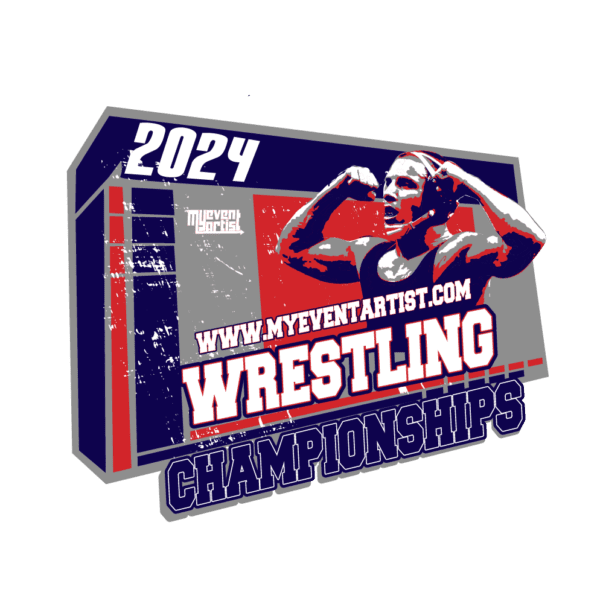 WRESTLING CHAMPIONSHIPS EVENT ADJUSTABLE VECTOR DESIGN11-01