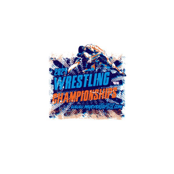 WRESTLING CHAMPIONSHIPS EVENT ADJUSTABLE VECTOR DESIGN3-01