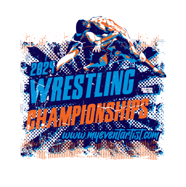 WRESTLING CHAMPIONSHIPS EVENT ADJUSTABLE VECTOR DESIGN3-01